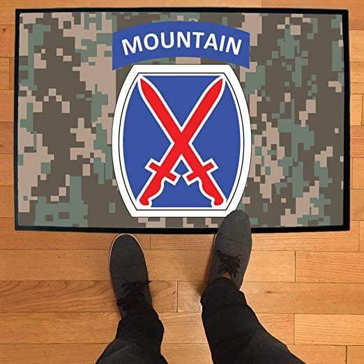 10th Mountain Division Doormat