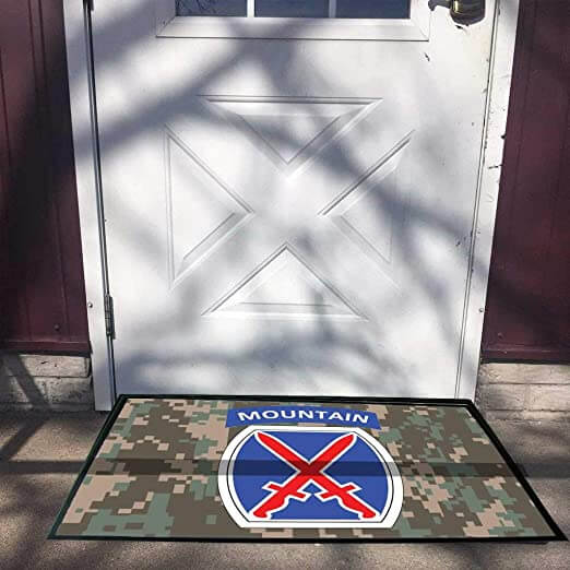 10th Mountain Division Doormat - Image 2