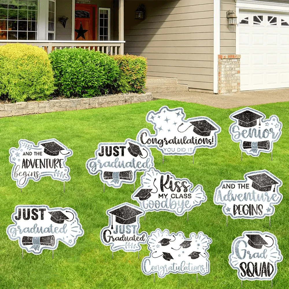 15" Graduation Sayings Yard Card Bundle | 10 pc Set - Image 18