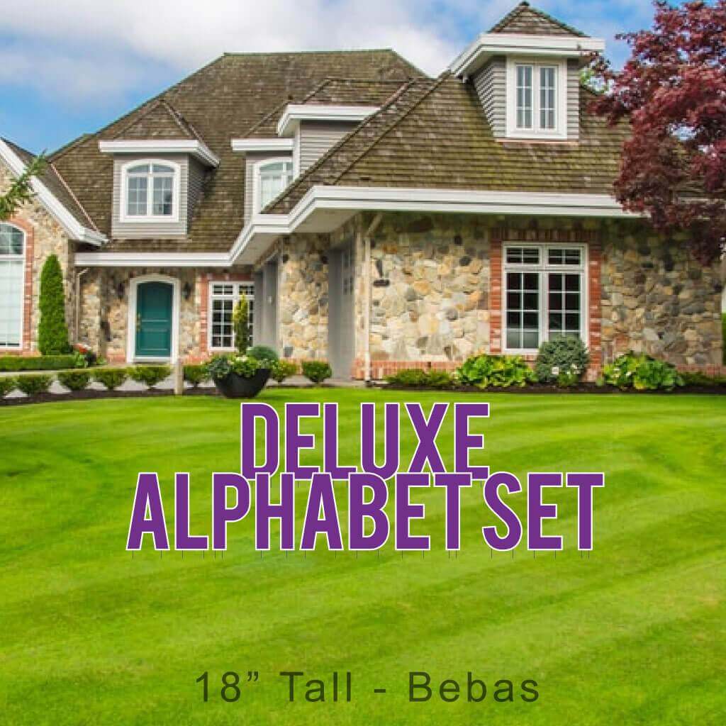 18" Bebas Solid Color Deluxe Alphabet Set - 130 pcs - Image 8