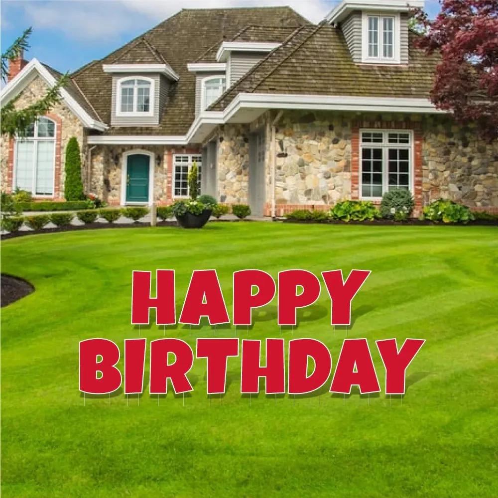 18" 'Luckiest Guy' Happy Birthday | Solid Color - 13 pc Set - Image 12