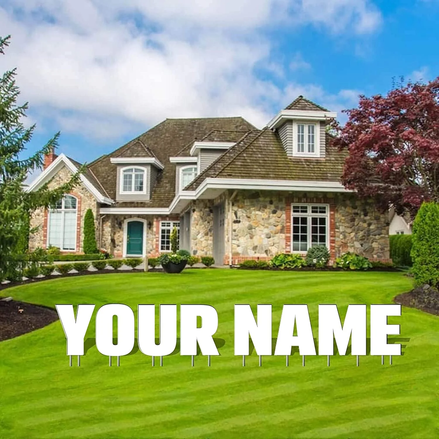 Custom Yard Letters | Breuer | Sparkle Fill 20" - Image 8