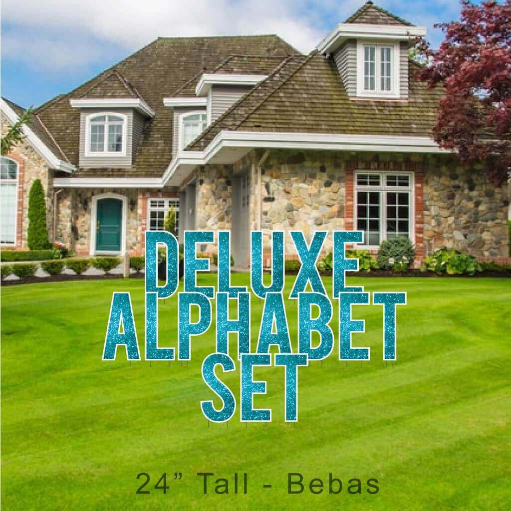 22.75" Bebas Sparkle Deluxe Alphabet Set - 130 pcs - Image 19