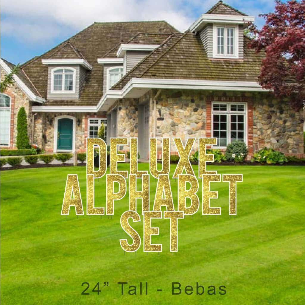22.75" Bebas Sparkle Deluxe Alphabet Set - 130 pcs - Image 20