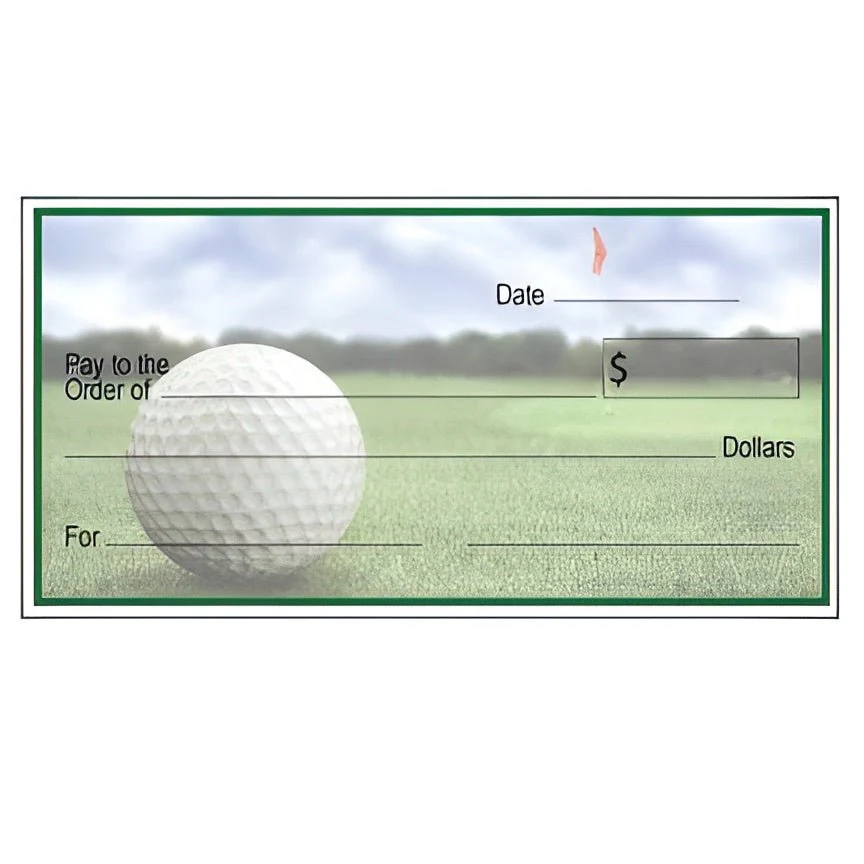 2'x4' Custom Oversized Golf Tournament Check - Image 2