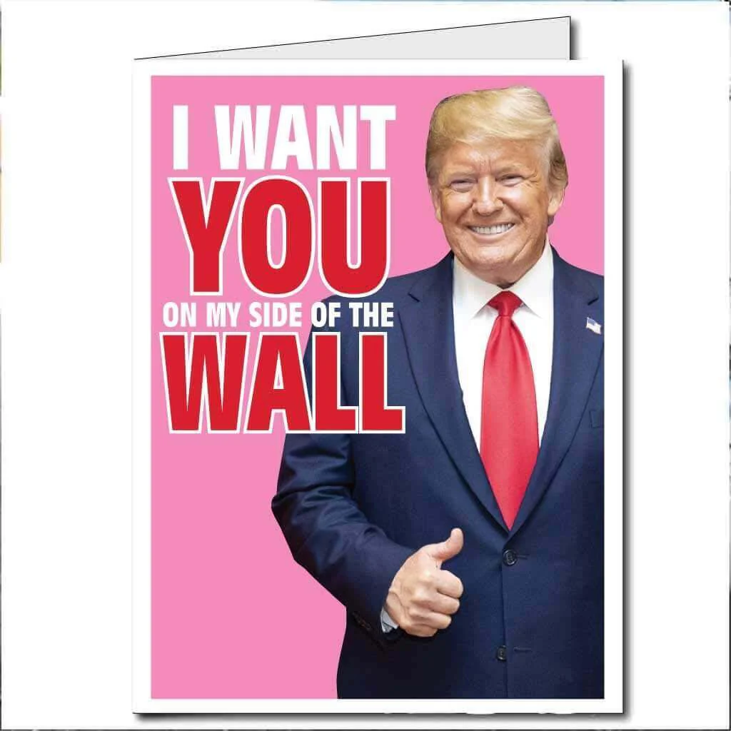 3' Stock My Side of the Wall Valentine's Day Jumbo Greeting Card - Image 2
