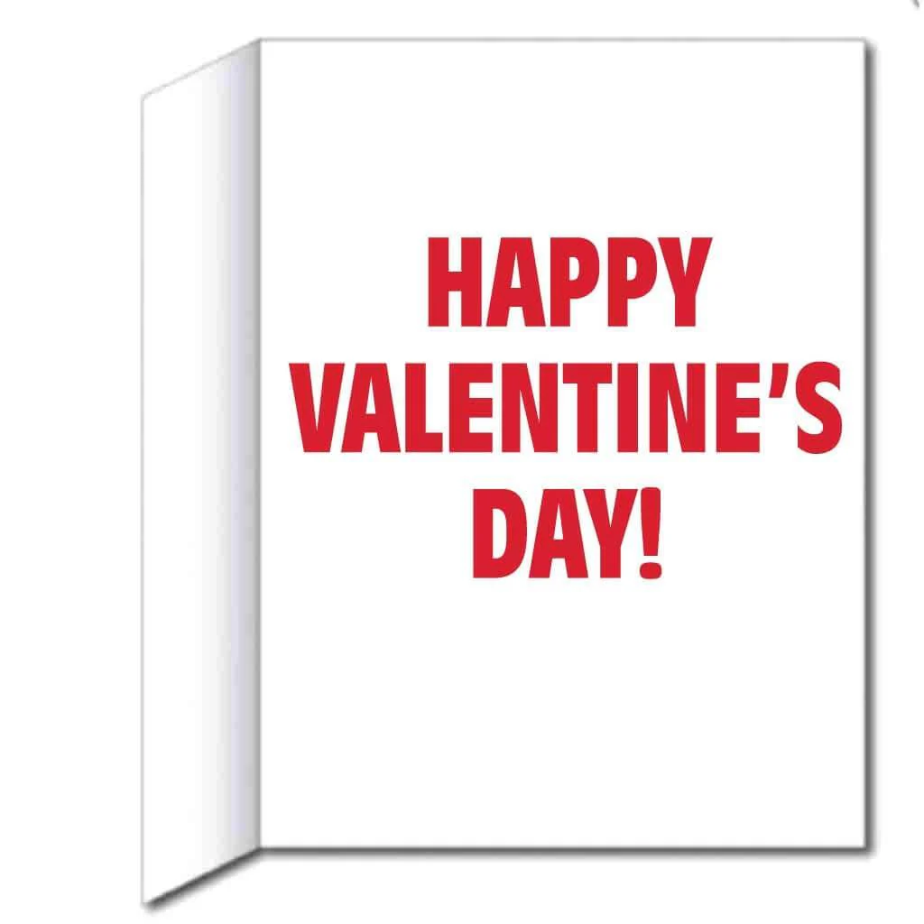 3' Stock My Side of the Wall Valentine's Day Jumbo Greeting Card - Image 3