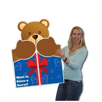 Custom Giant Bear Hug Greeting Card