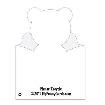 Custom Giant Bear Hug Greeting Card - Image 4