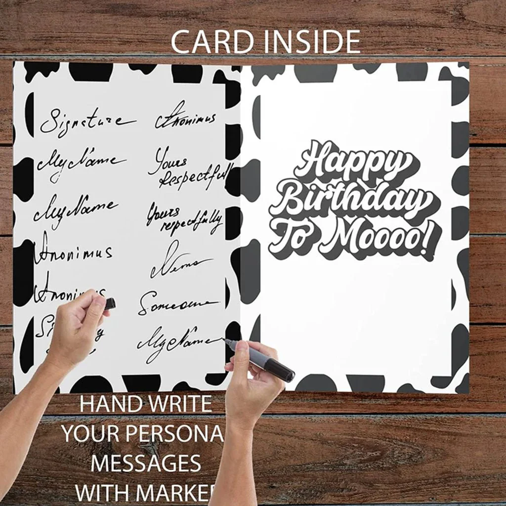 36" Jumbo Birthday Card - Holy Cow, Look Who Is 40 - Image 2