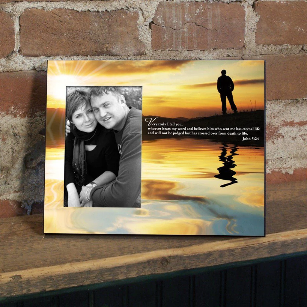 John 5:24 Decorative Picture Frame