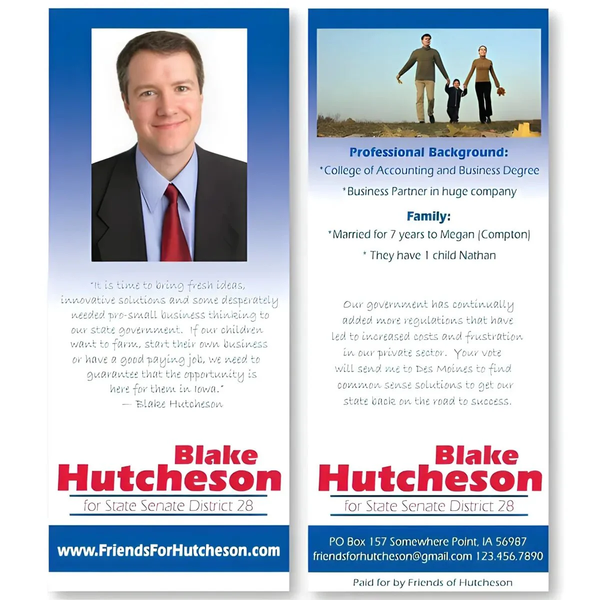 4"x9" Palm Cards