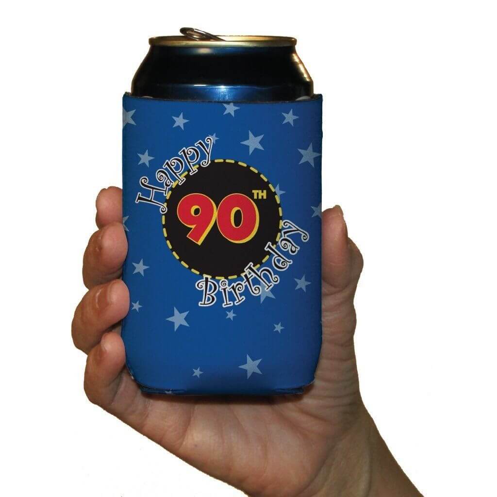 90th Birthday Party Can Cooler Set - Image 3
