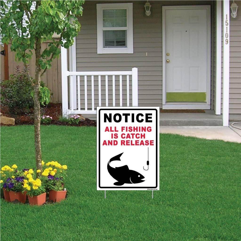 All Fishing is Catch and Release Sign or Sticker