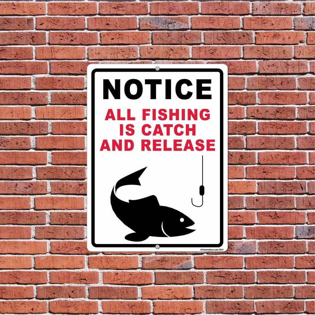 All Fishing is Catch and Release Sign or Sticker - Image 3