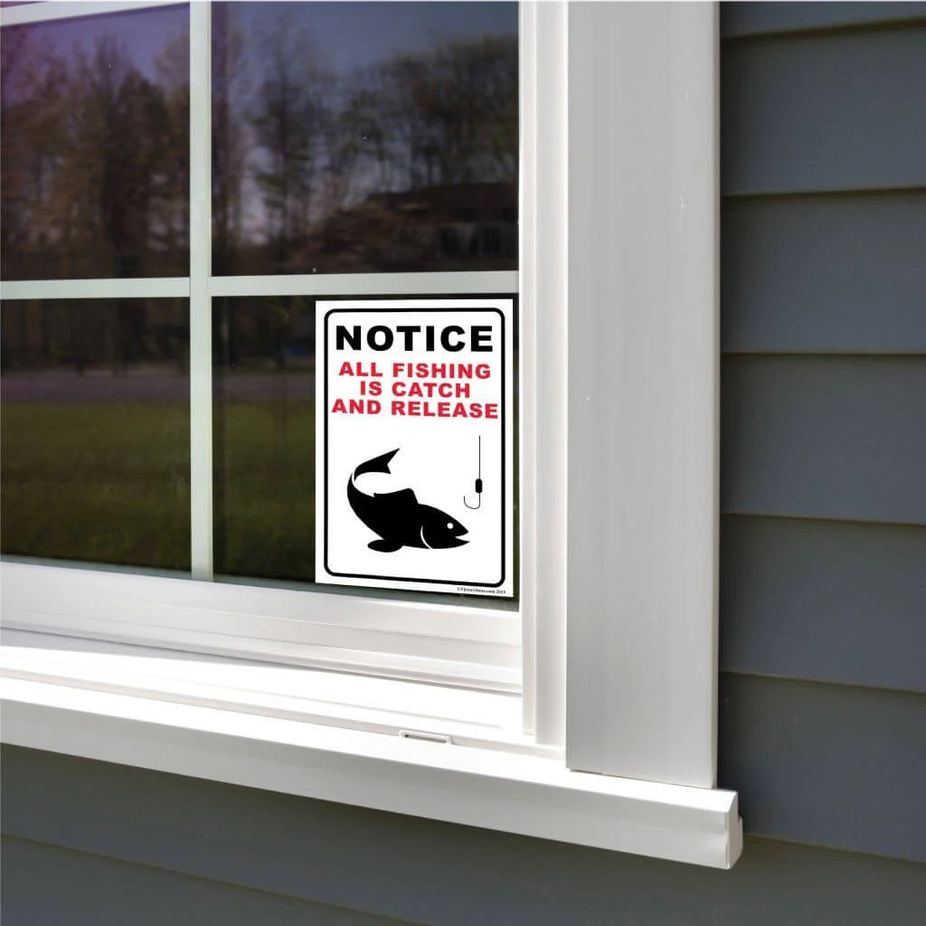 All Fishing is Catch and Release Sign or Sticker - Image 5