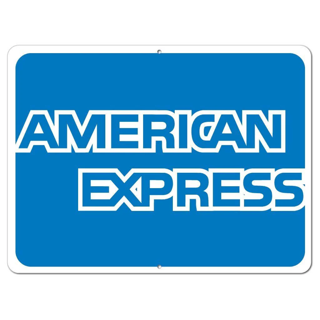 American Express Credit Card Sign or Sticker - Image 3