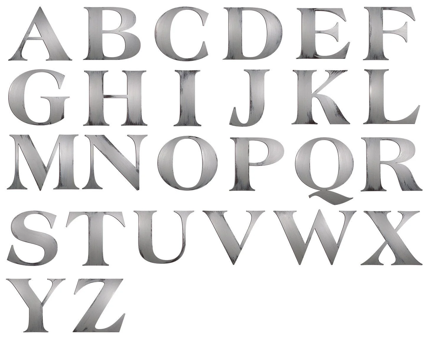 13" Americana Bold Alphabet Letters Wall Art - Image 2
