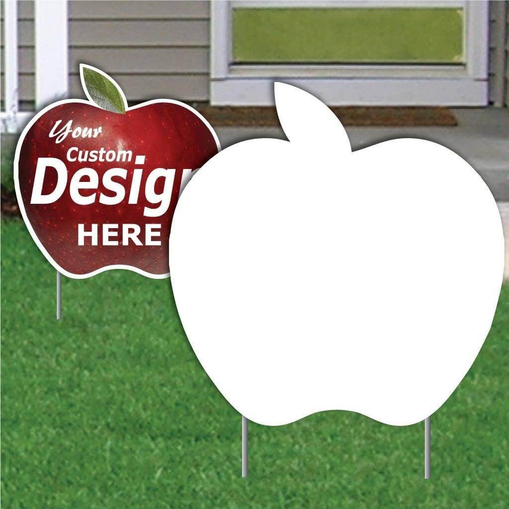 20" Apple Corrugated Plastic Yard Sign Blanks - Image 5
