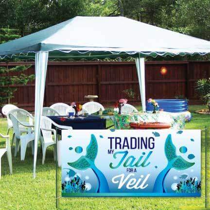 Trading My Tail For The Veil Vinyl Banner