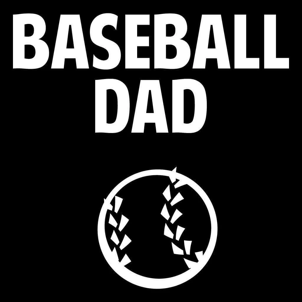 Baseball Dad Black Folding Camping Chair - Image 3