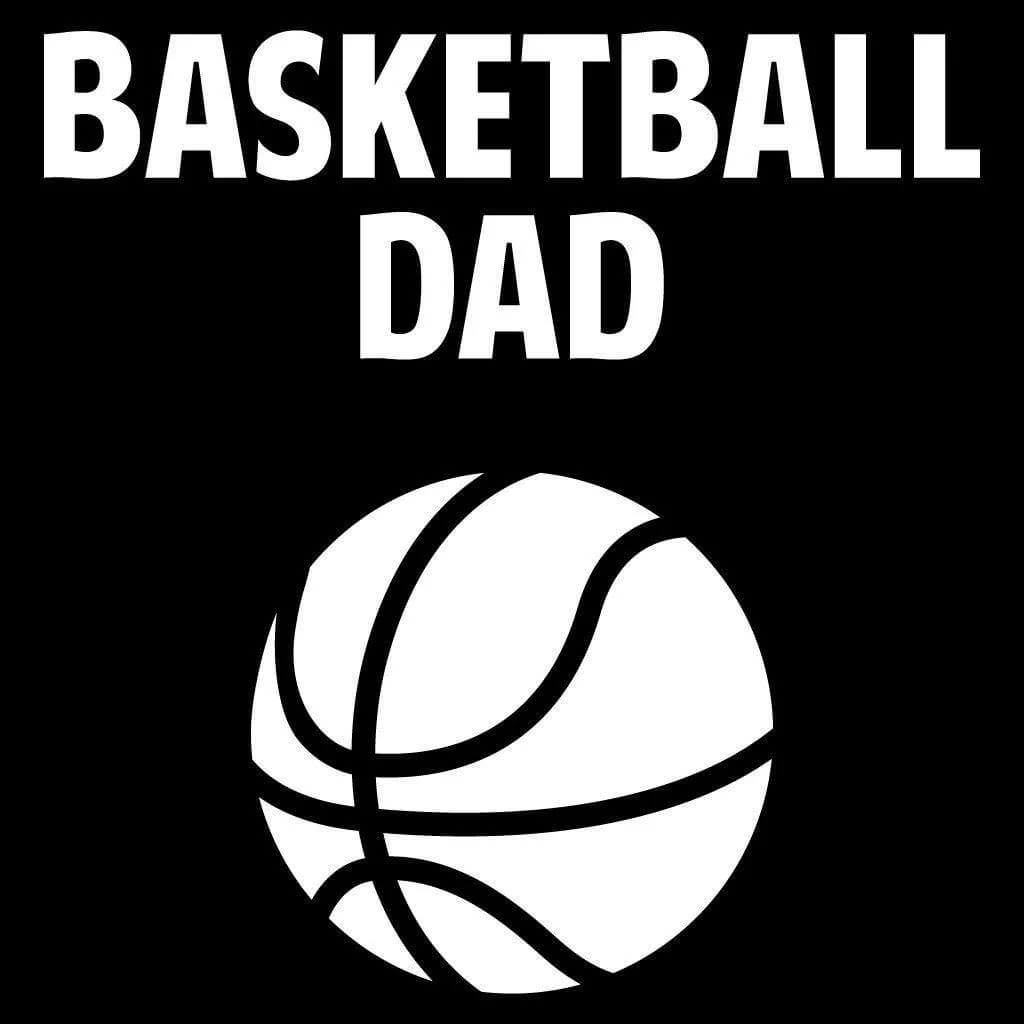 Basketball Dad Black Folding Camping Chair - Image 3