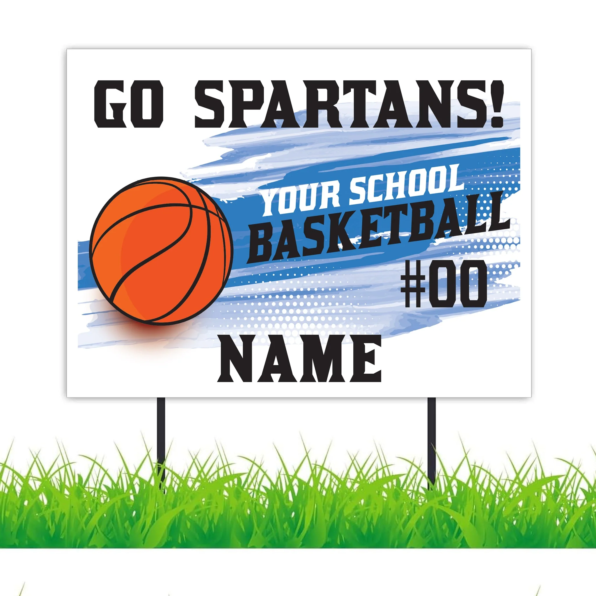 Basketball Team 18"x24" Custom Yard Signs - Image 5
