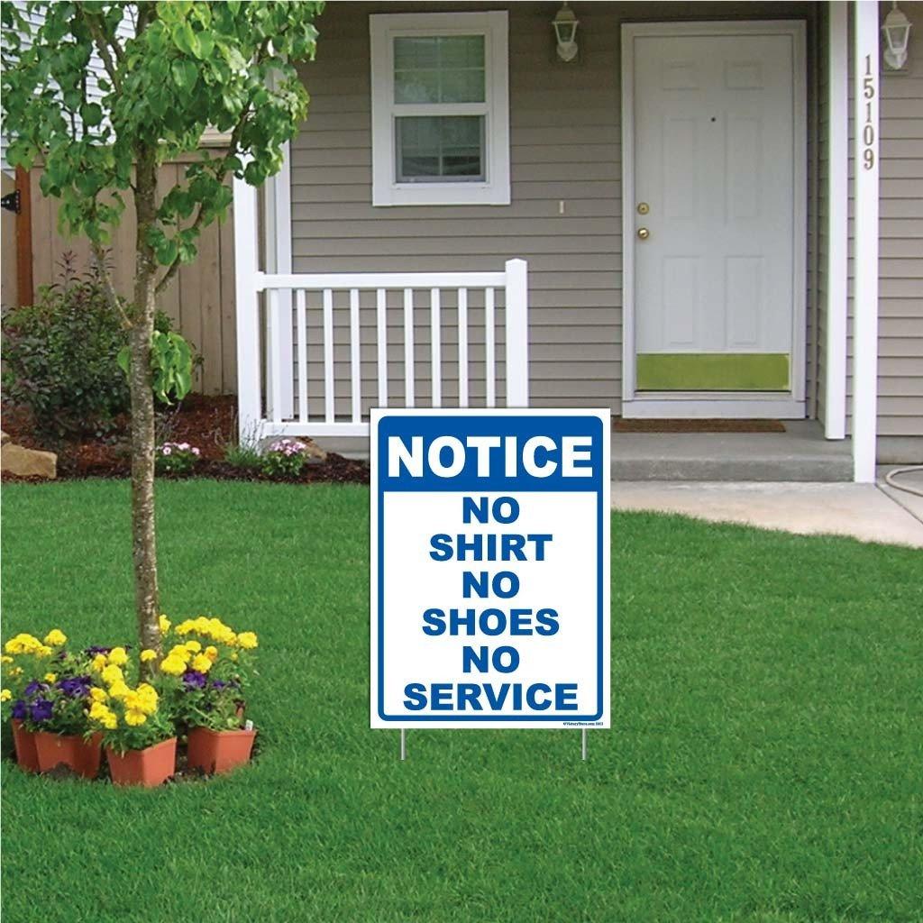 No Shirt, No Shoes, No Service Signage | Be Advised - Image 8