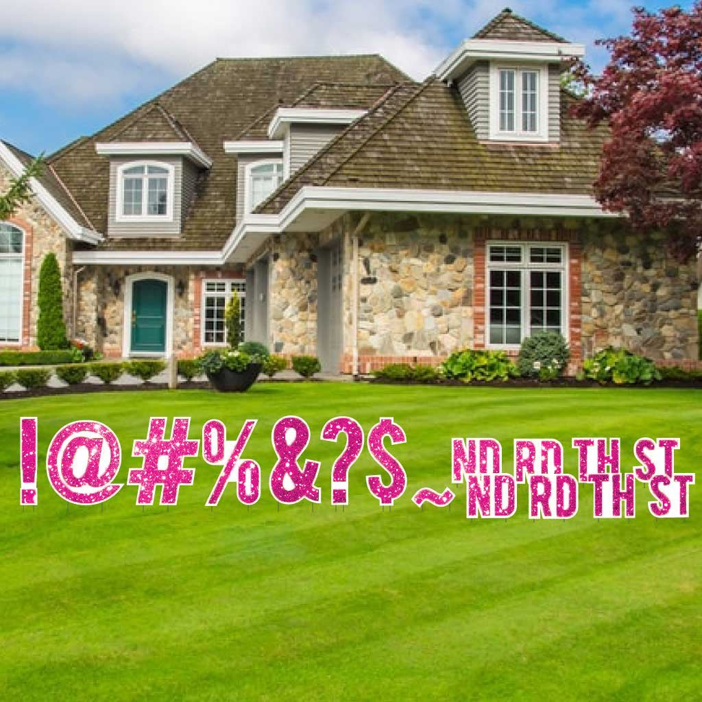 Bebas 18" Sparkle Special Characters Yard Letters - 16 pcs - Image 12
