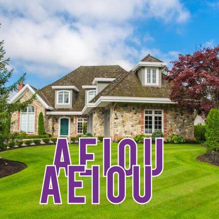 Bebas 22.75" Solid Color Vowel Yard Letters Set - Image 9
