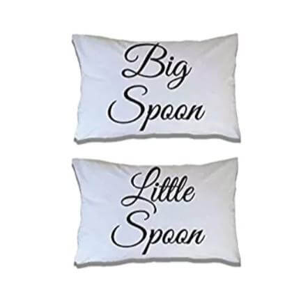 Big Spoon Little Spoon Pillow Case Set - Image 2