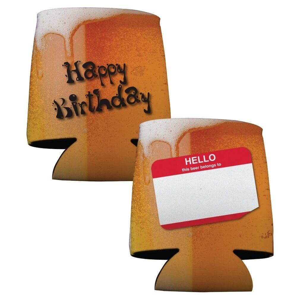 Birthday Party Beer Can Cooler Set - Image 3