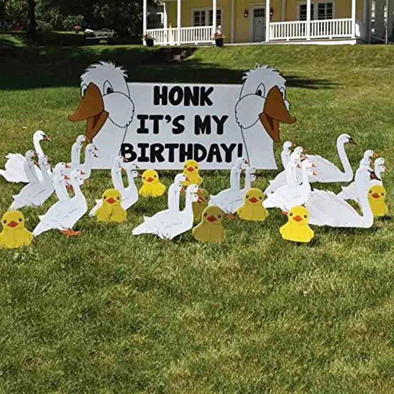 Honk It's My Birthday Birthday Yard Card