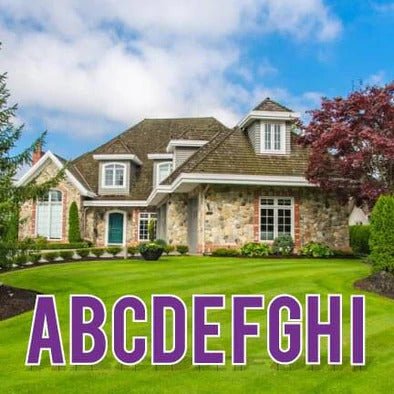 18" Bebas Solid Color Alphabet Set Yard Letter Set - 26 pcs - Image 6
