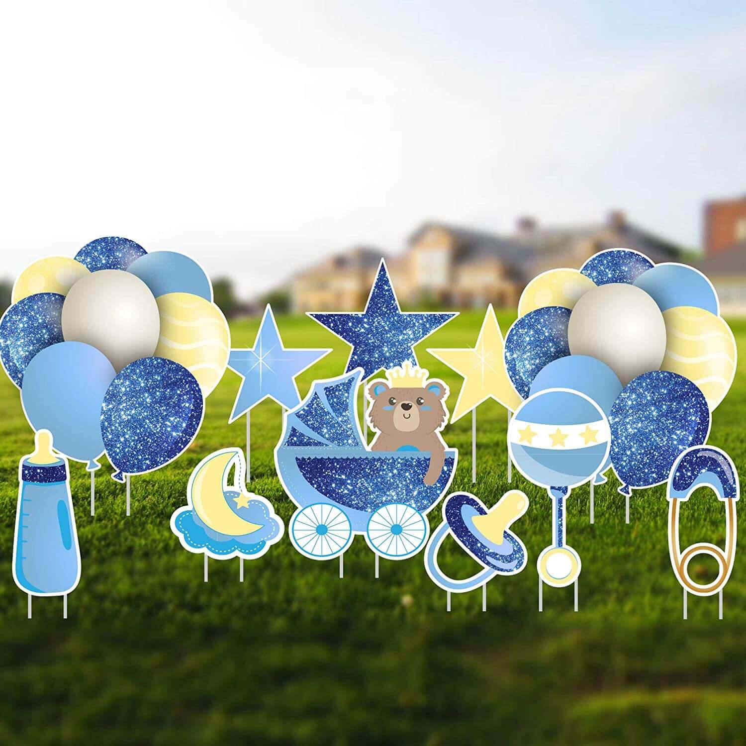 Sparkle Baby Yard Card Flair & Accessories 11 Pc Set - Image 2