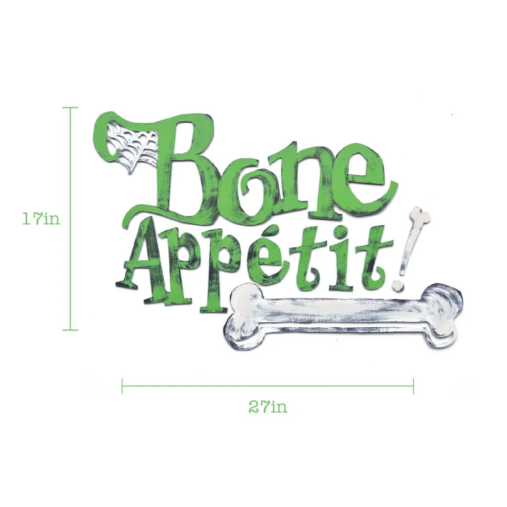 Bone Appetit! Halloween Wall Word Decor - Image 6