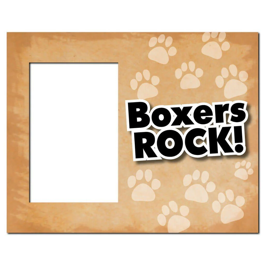 Boxers Rock Dog Picture Frame - Image 2