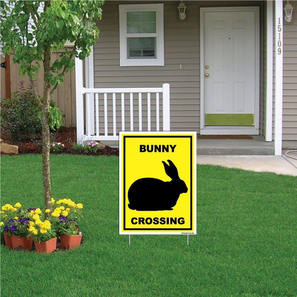 Bunny Crossing Sign or Sticker - Image 5