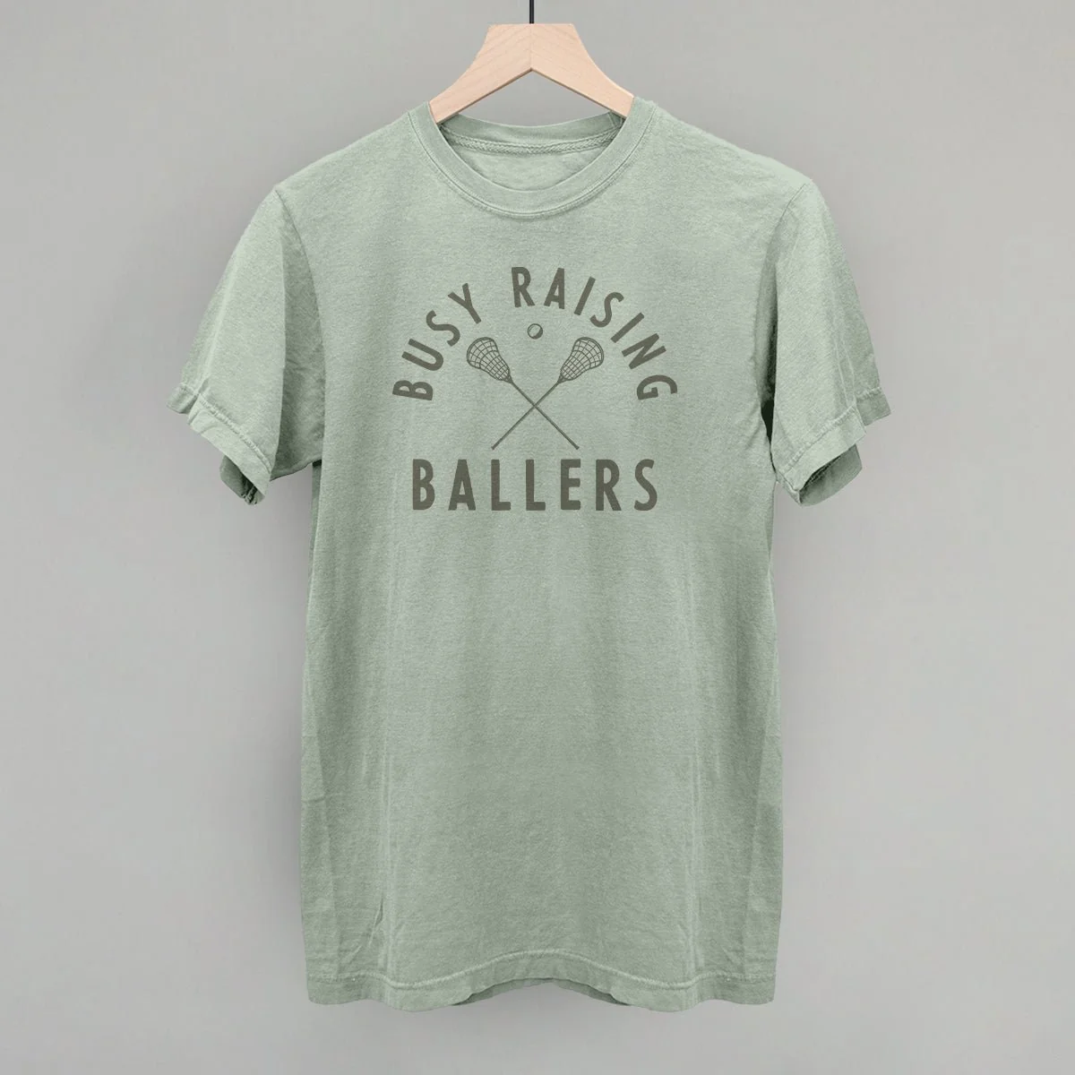 Busy Raising Ballers Lacrosse T-shirt - Image 5