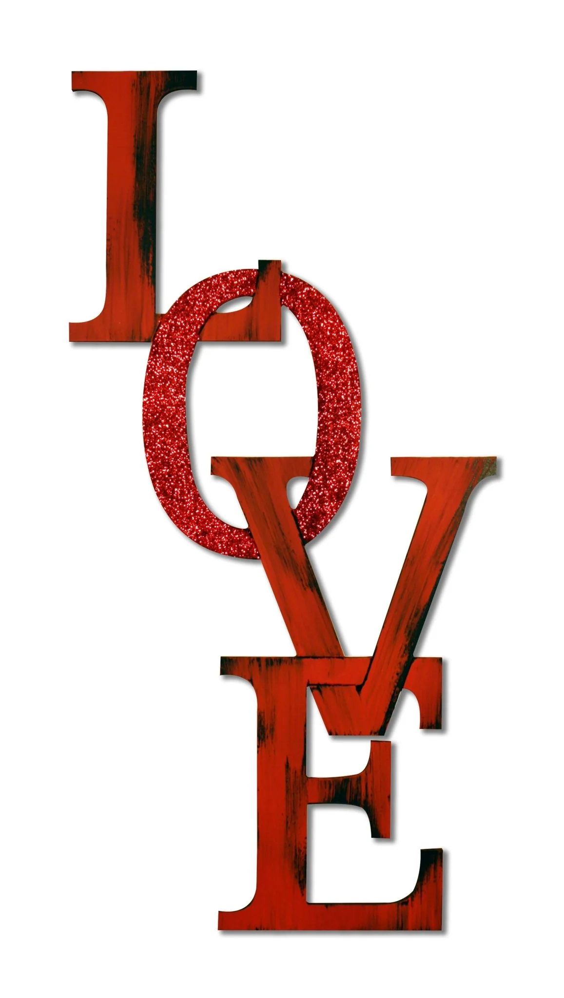 Chained Love Hand Painted Wall Decor - Image 3