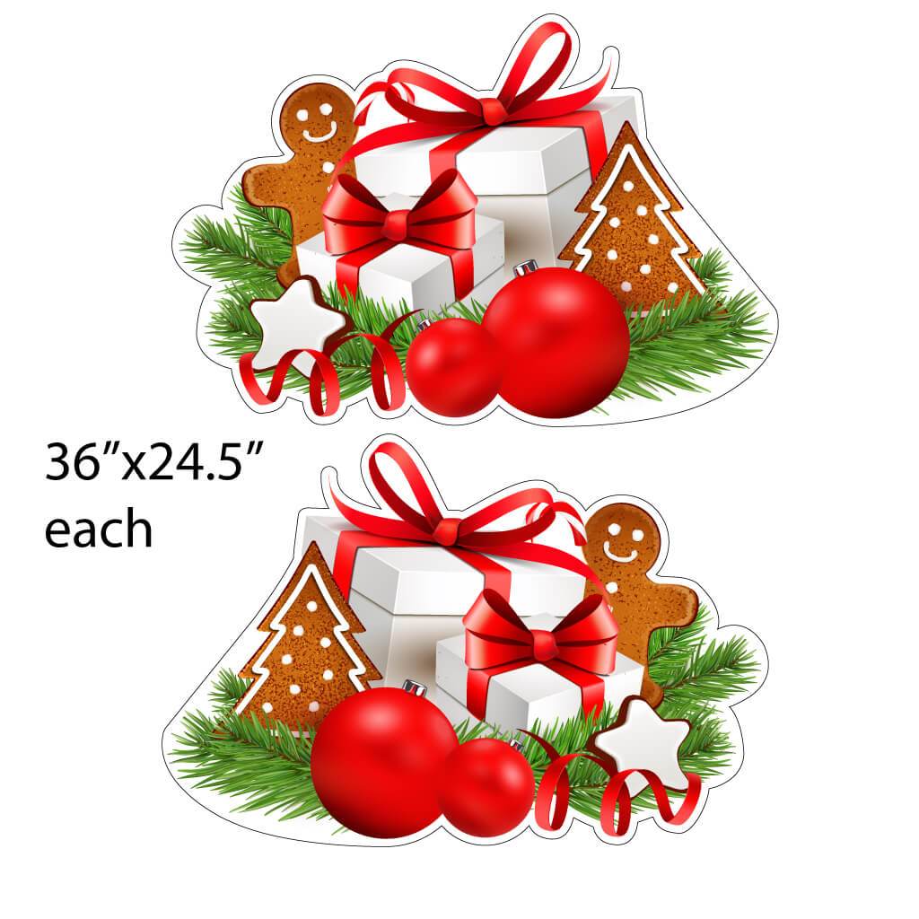 Christmas Theme Yard Card EZ Fillers 4 pc set - Image 2