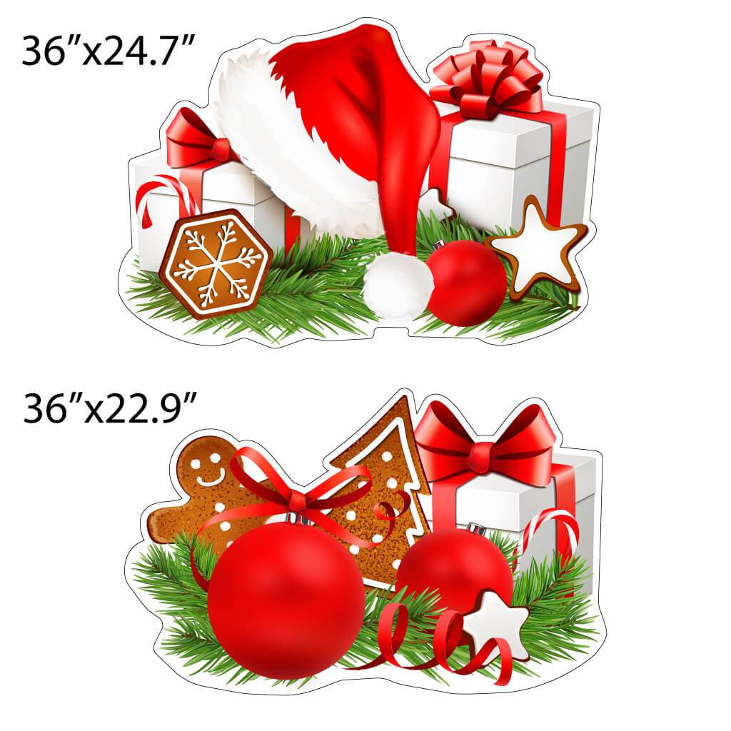 Christmas Theme Yard Card EZ Fillers 4 pc set - Image 3