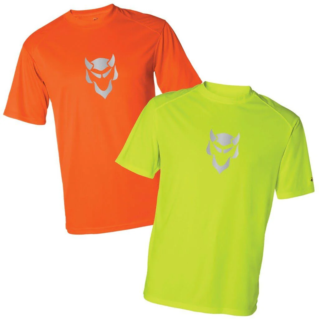 Central Blue Devils Mens Safety Runner Reflective Performance Shirt