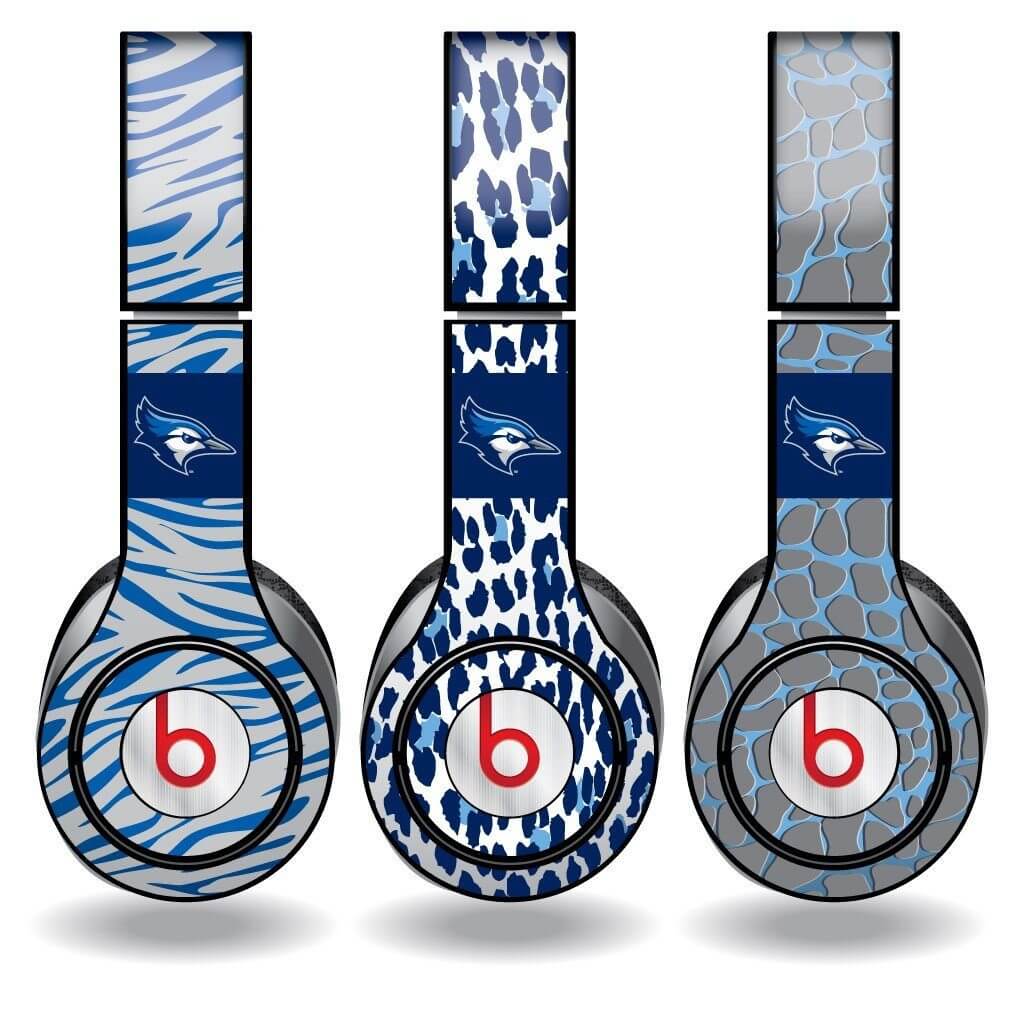 Creighton University Animal Patterns Skin Set of 3 for Beats Solo HD