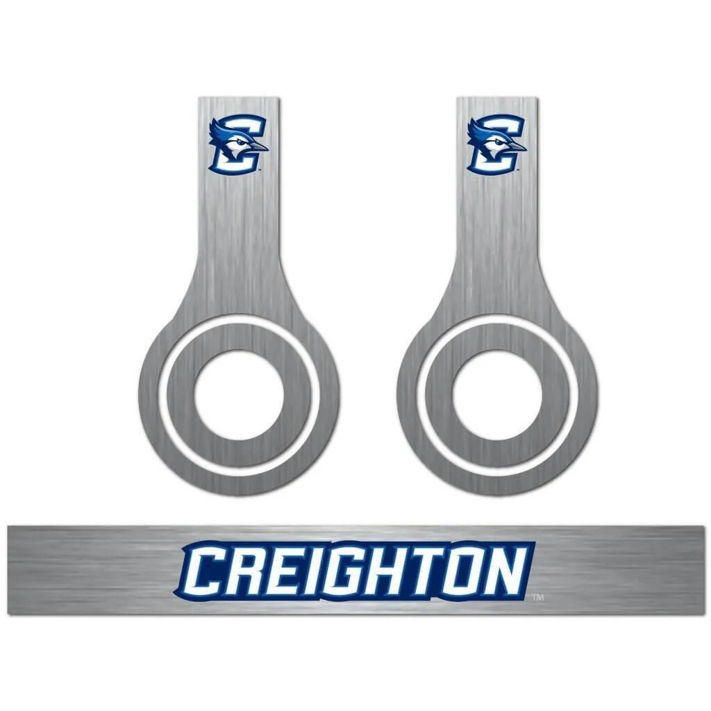 Creighton University Metal Patterns Skin Set of 3 for Beats Solo HD - Image 3