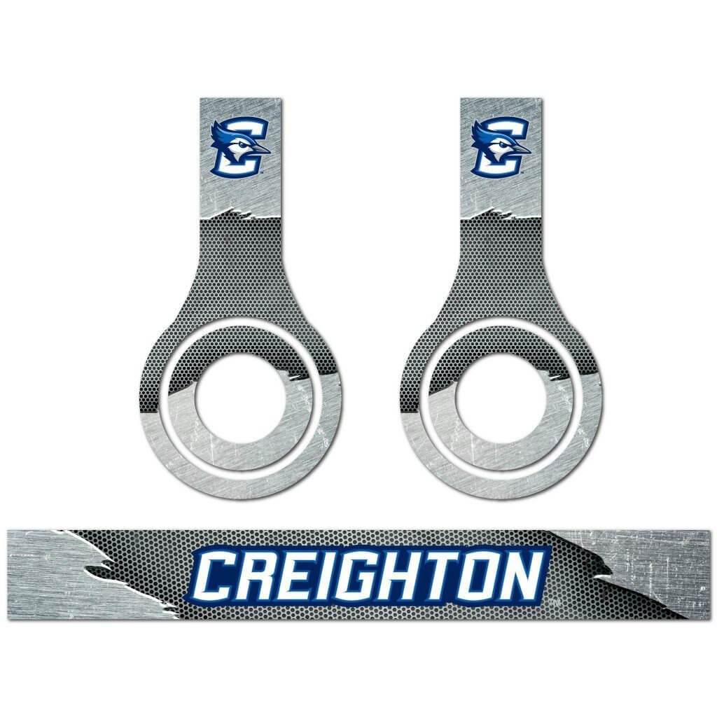 Creighton University Metal Patterns Skin Set of 3 for Beats Solo HD - Image 4