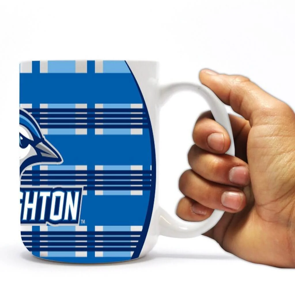 Creighton University Plaid Coffee Mug - Image 2