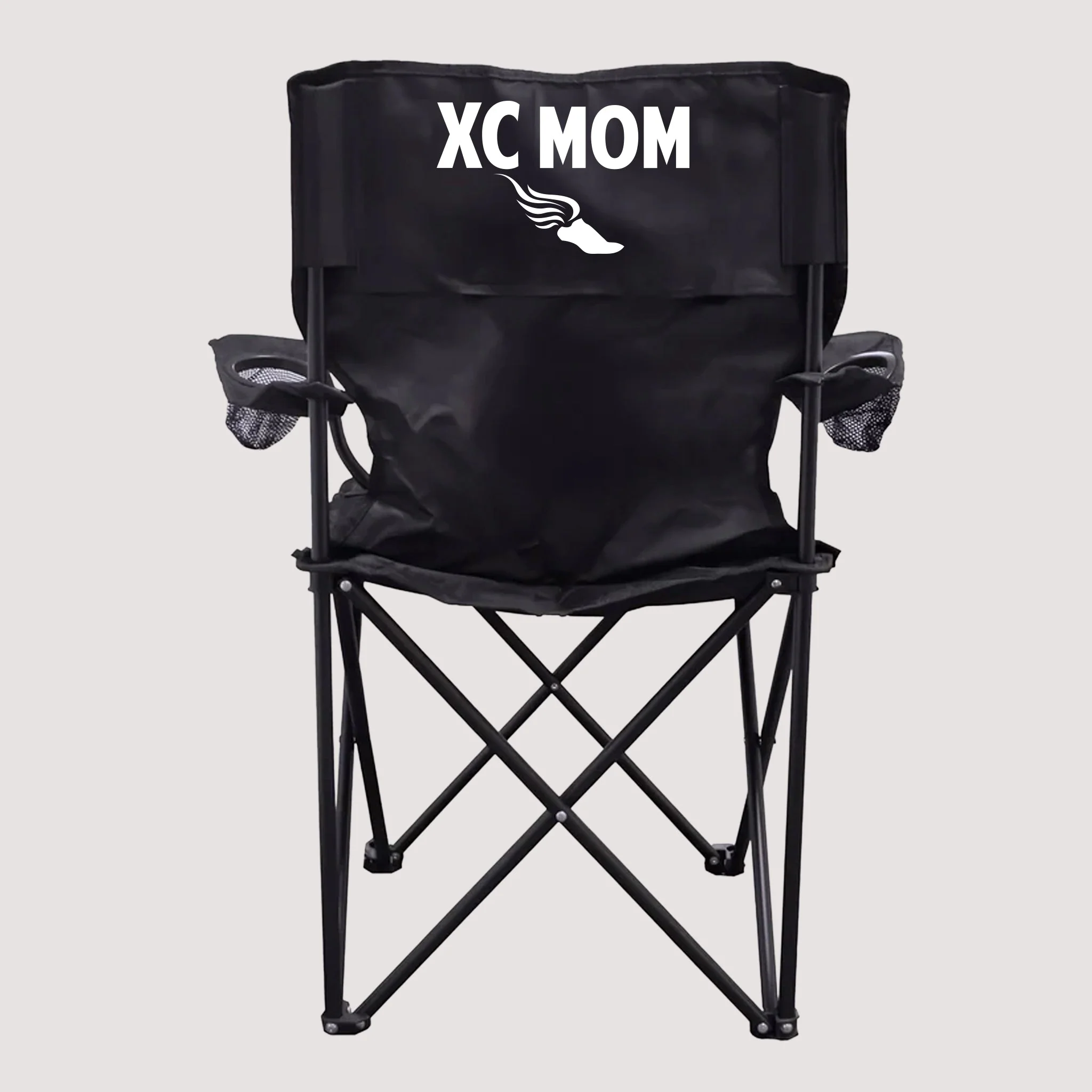 Cross Country Mom Black Folding Camping Chair