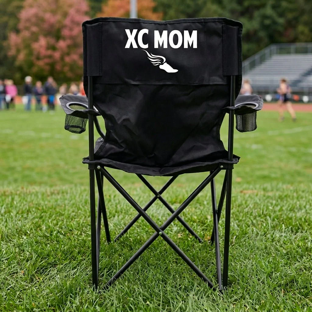 Cross Country Mom Black Folding Camping Chair - Image 4