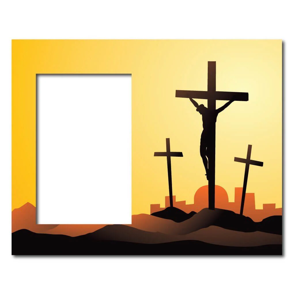 Crucifixion Decorative Picture Frame - Image 2